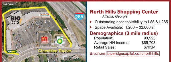 View North Hills Shopping Center Atlanta Brochure