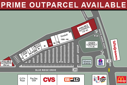 Prime Outparcel Available in Greenville, SC...