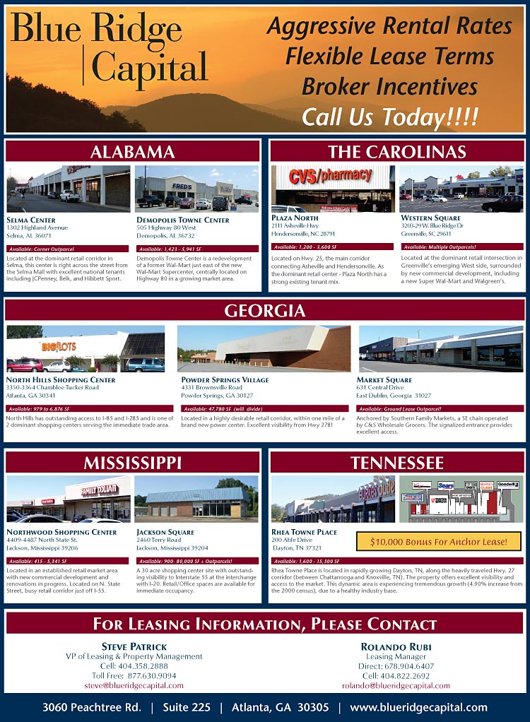 Blue Ridge Capital Properties For Lease