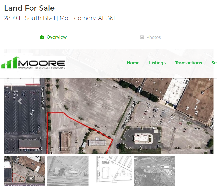 Montgomery, Alabama Out Parcel For Sale